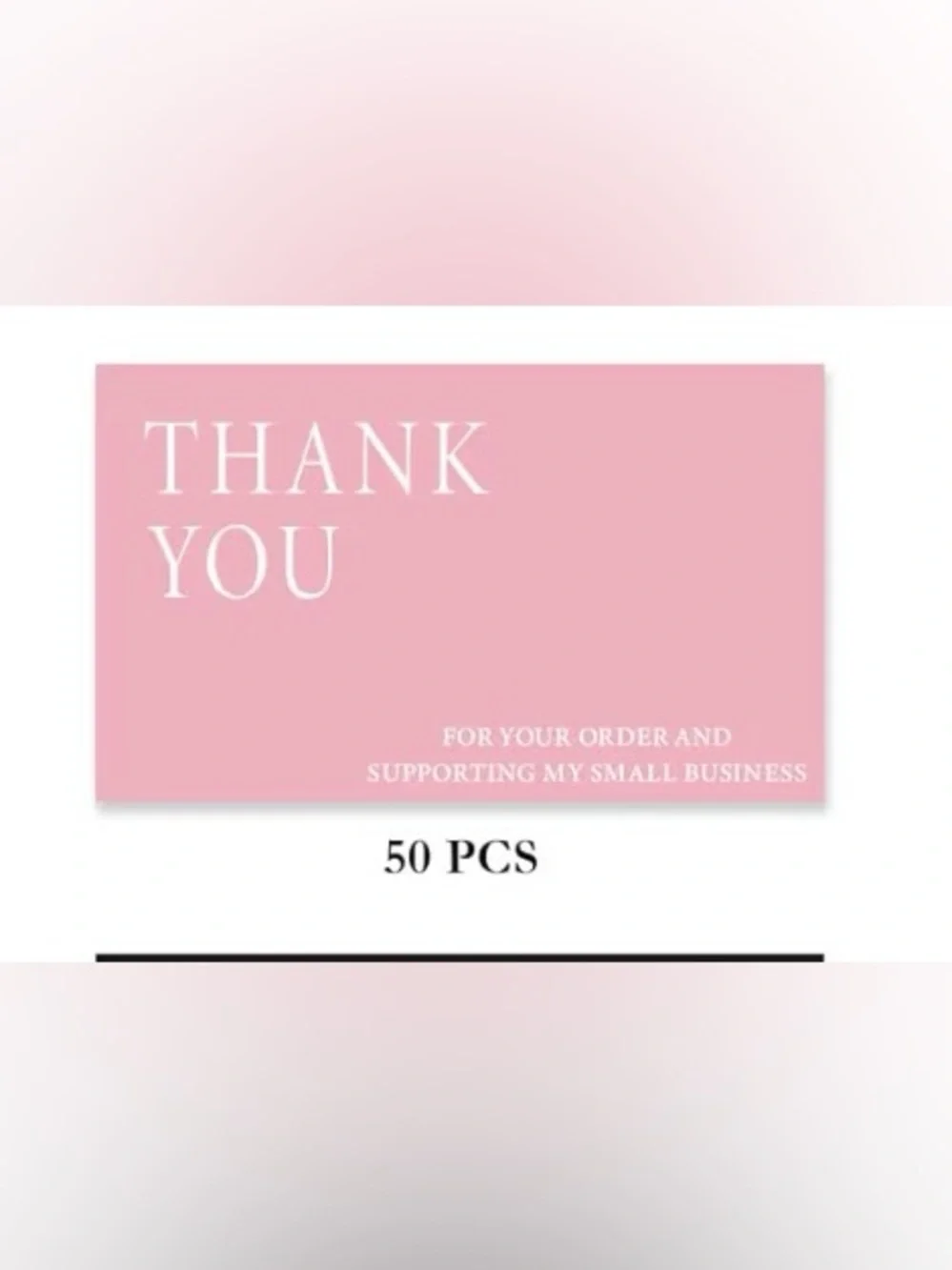 Thank you! Cards 50
